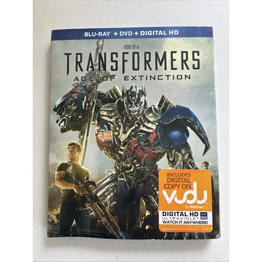 Transformers: Age of Extinction (Blu-ray, 2014) W/Slipcover